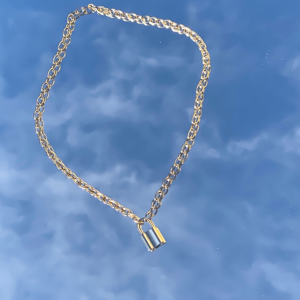 silver necklace